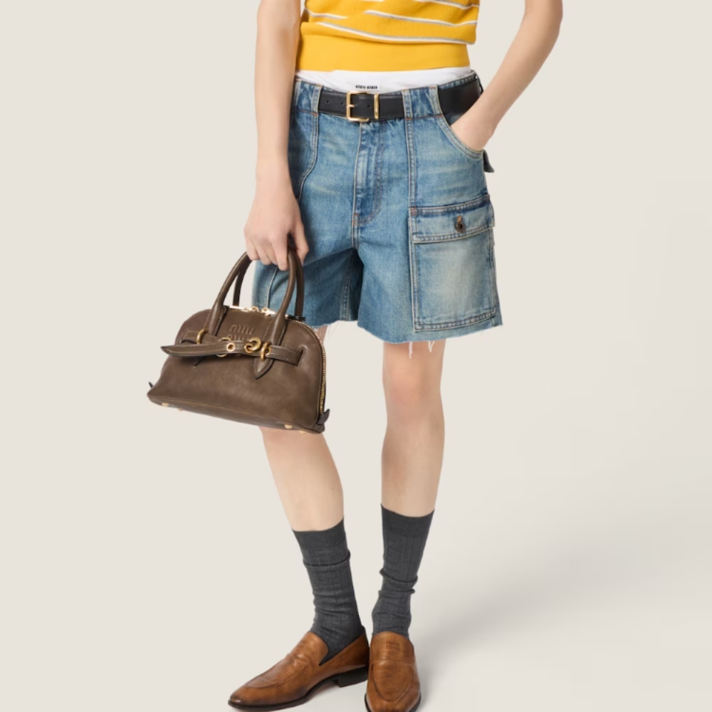 Aventure nappa leather top-handle bag