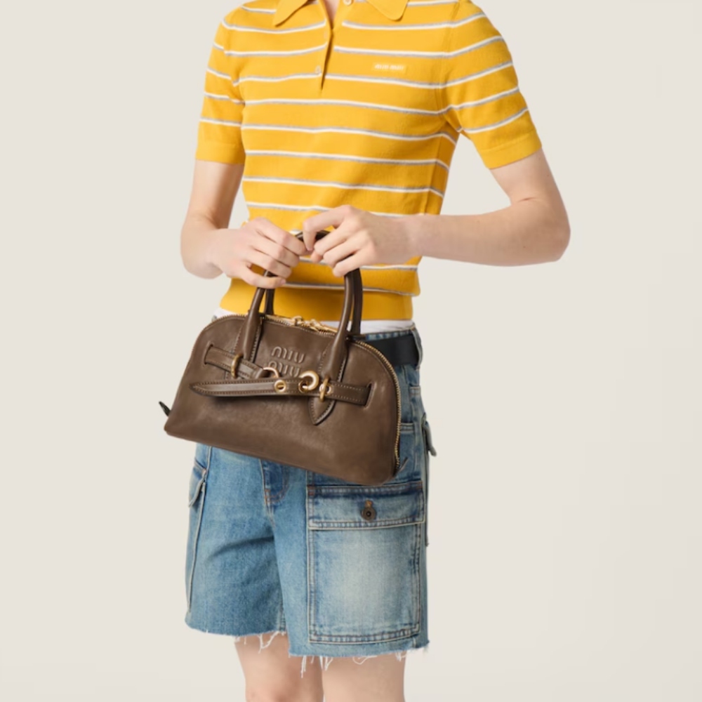 Aventure nappa leather top-handle bag