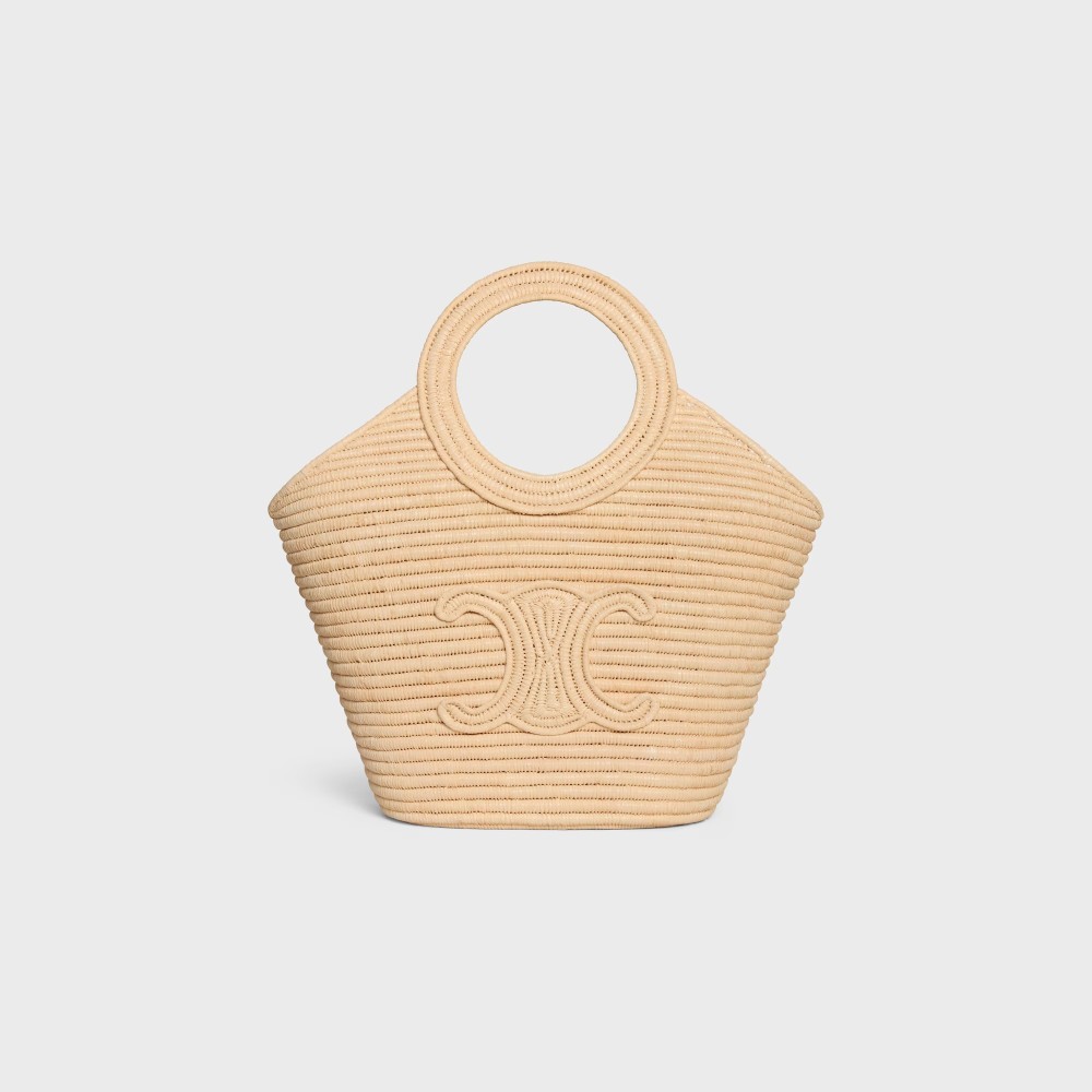 BRAIDED PANIER IN RAFFIA