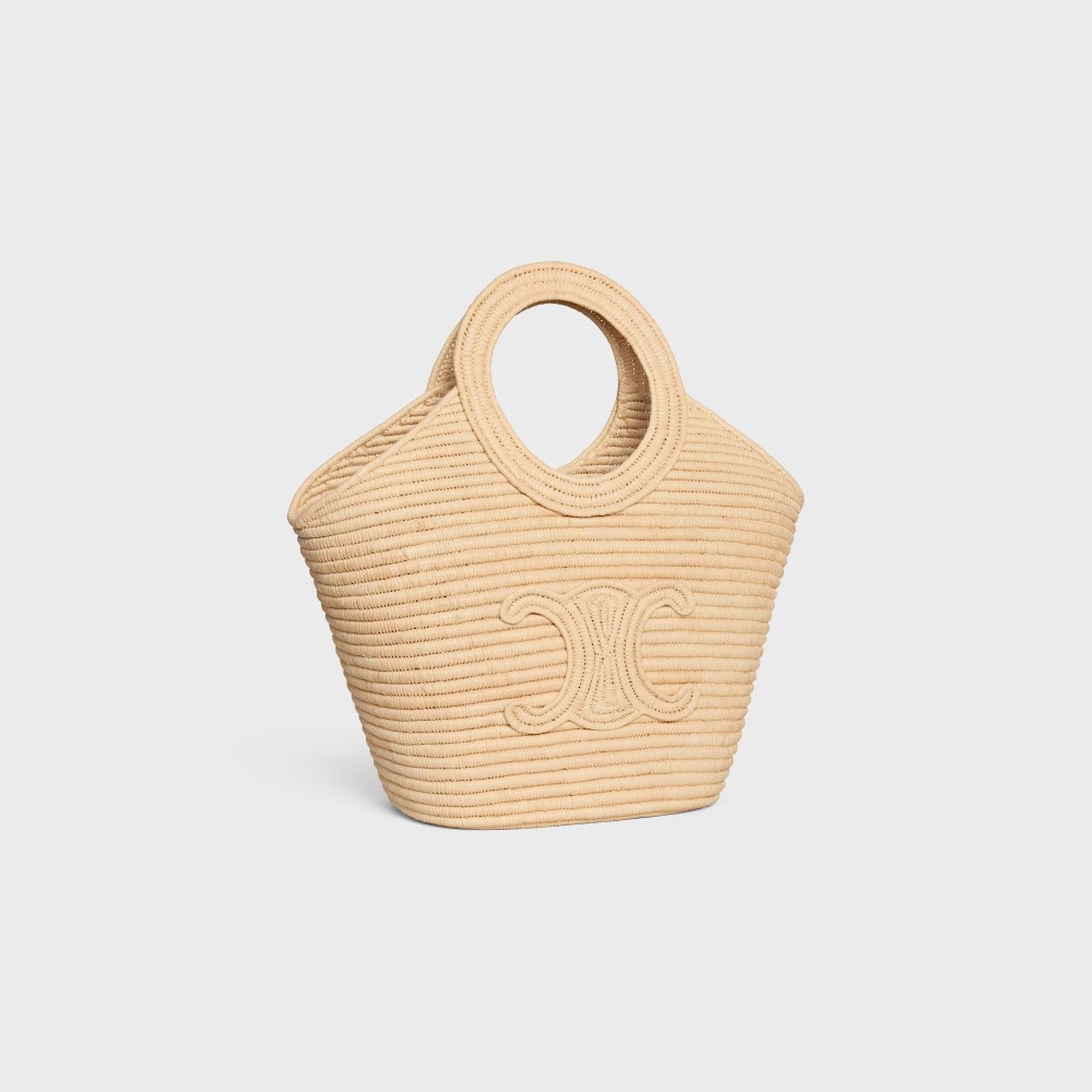 BRAIDED PANIER IN RAFFIA