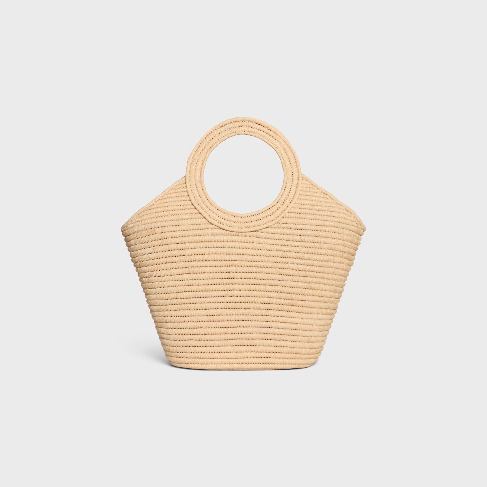 BRAIDED PANIER IN RAFFIA