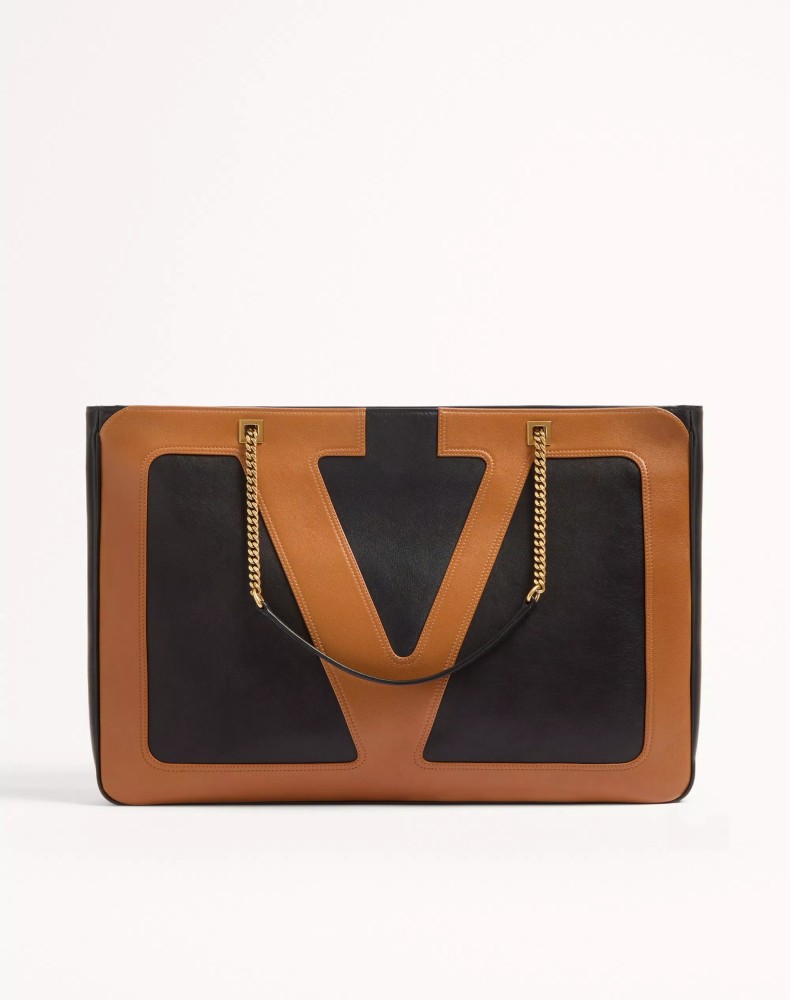 Valentino Garavani Viva Superstar Nappa Leather Shopper
