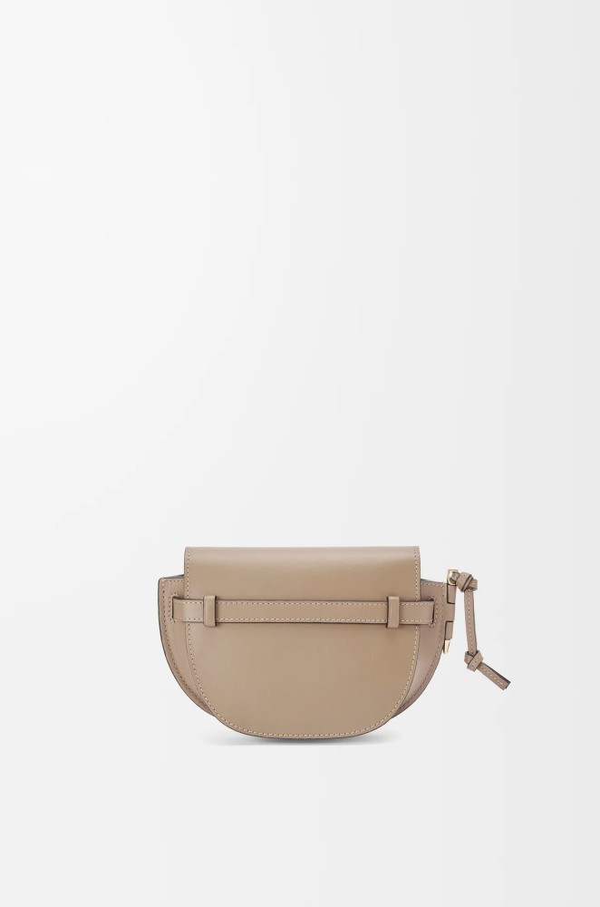 Mini Gate Dual bag in soft calfskin and jacquard