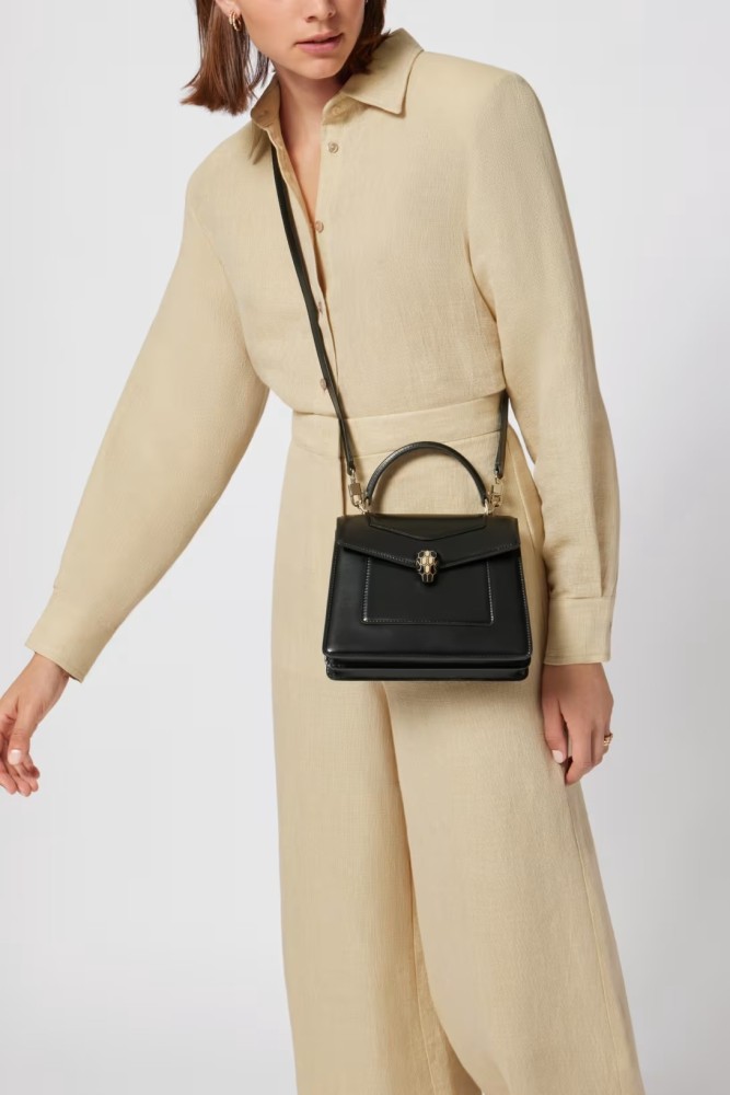 Serpenti Forever Medium Top Handle Bag