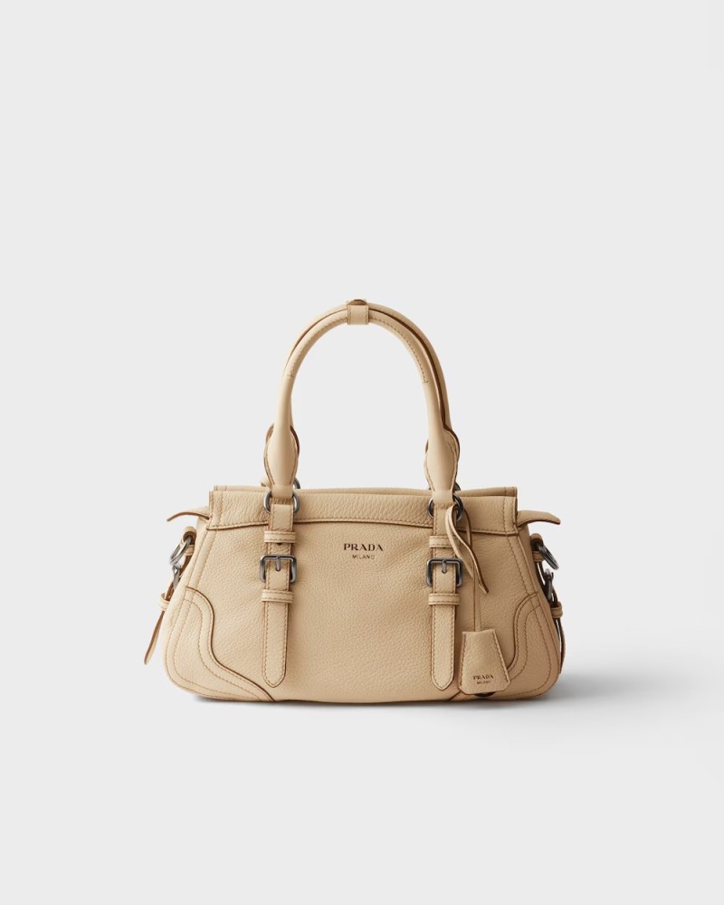 Large leather tote bag