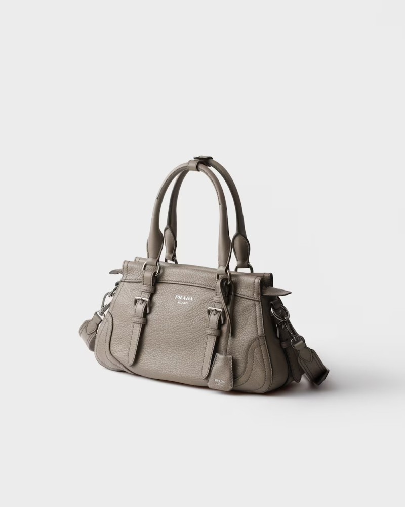 Large leather tote bag