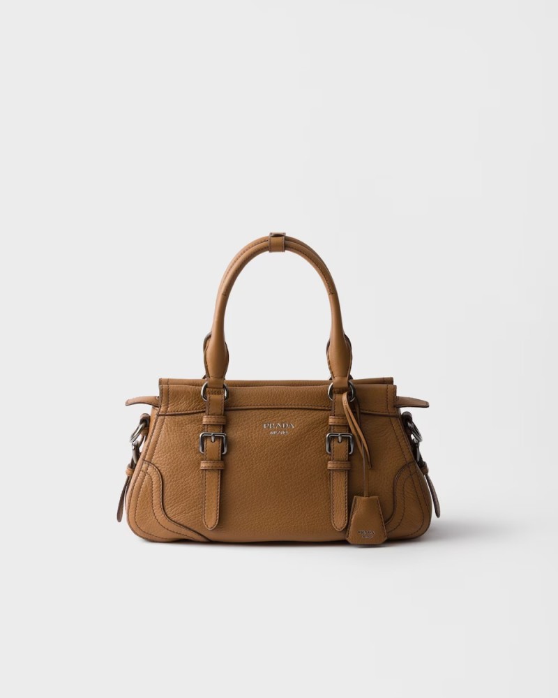 Large leather tote bag