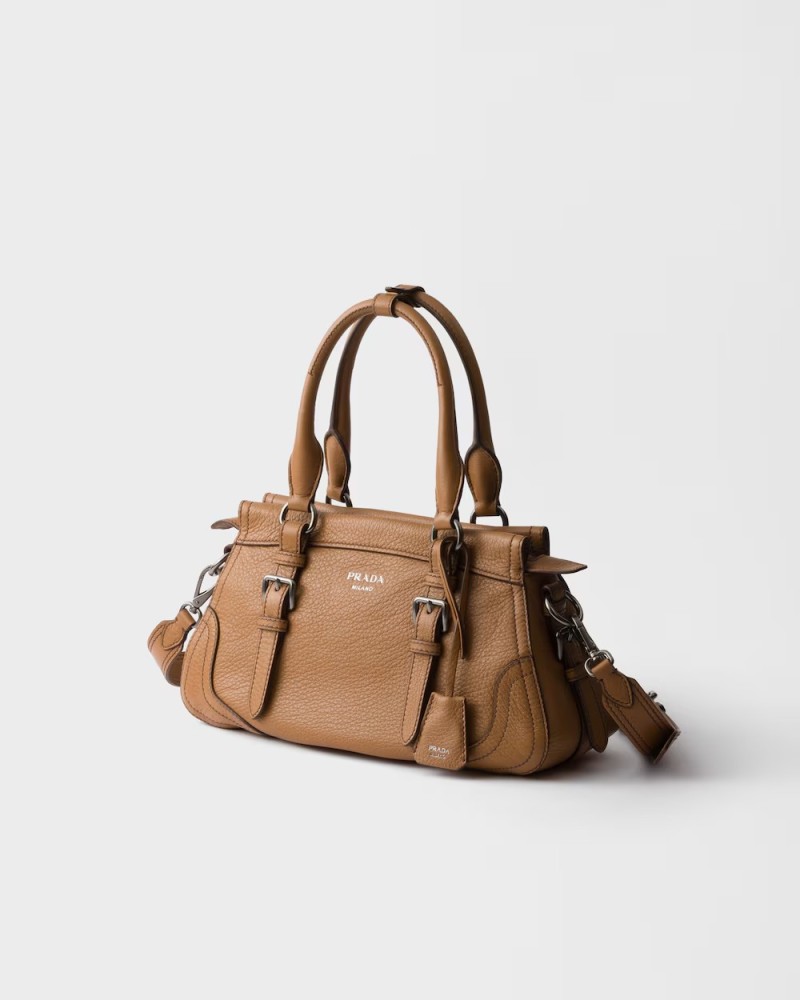 Large leather tote bag