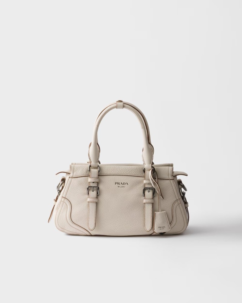 Large leather tote bag