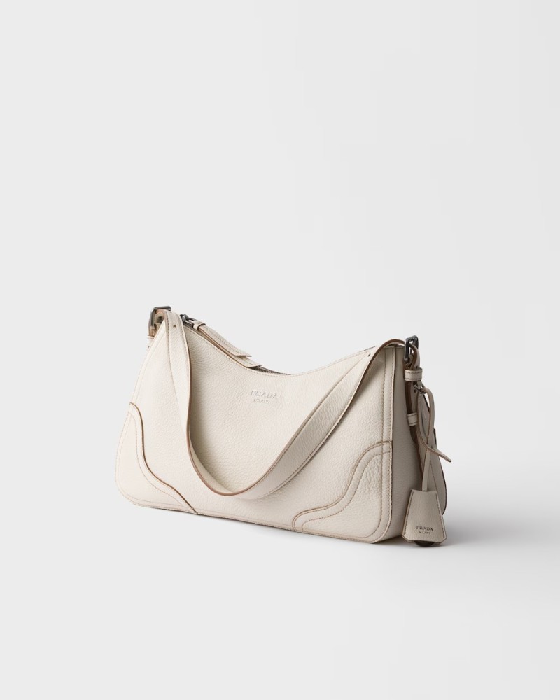 Prada Aimèe large leather shoulder bag