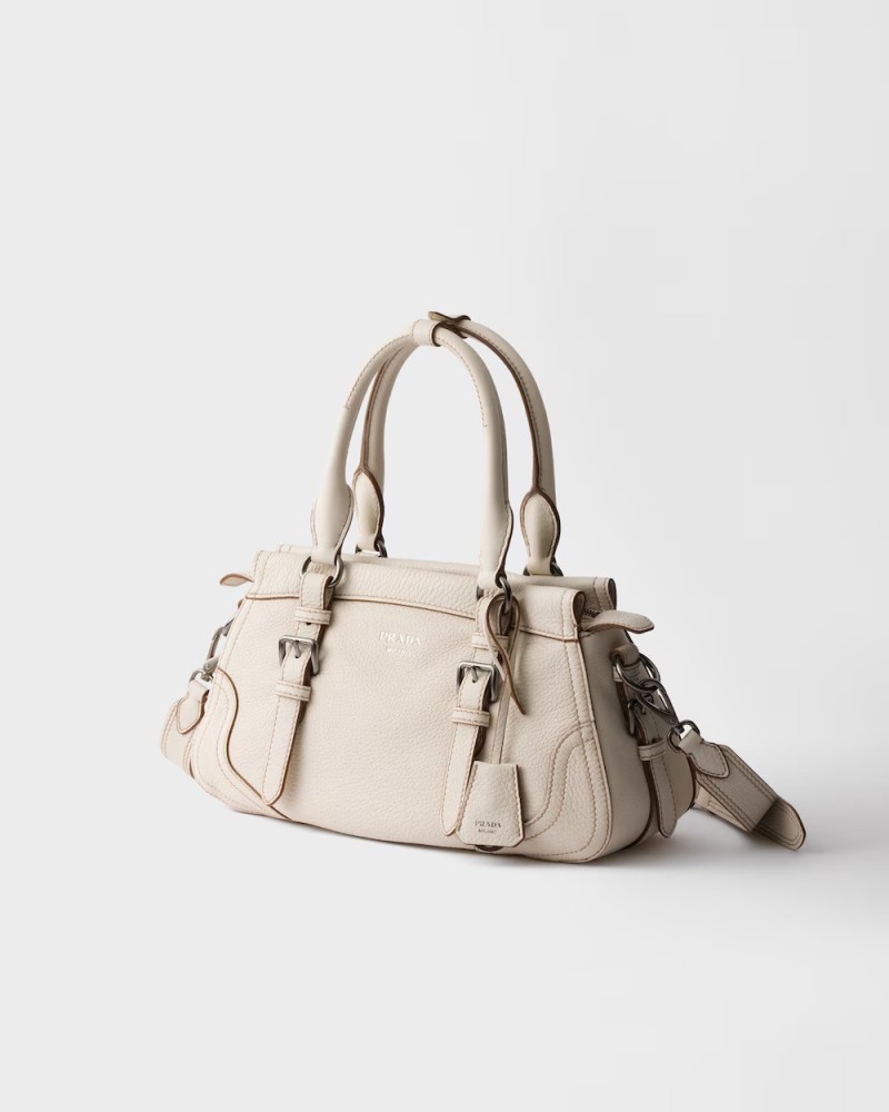 Large leather tote bag