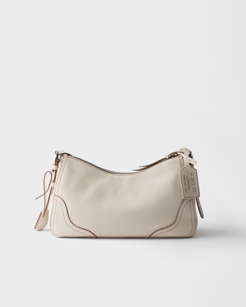 Prada Aimèe large leather shoulder bag