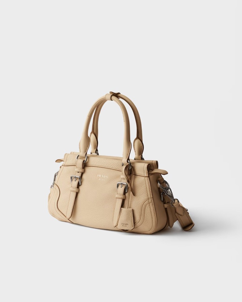Large leather tote bag