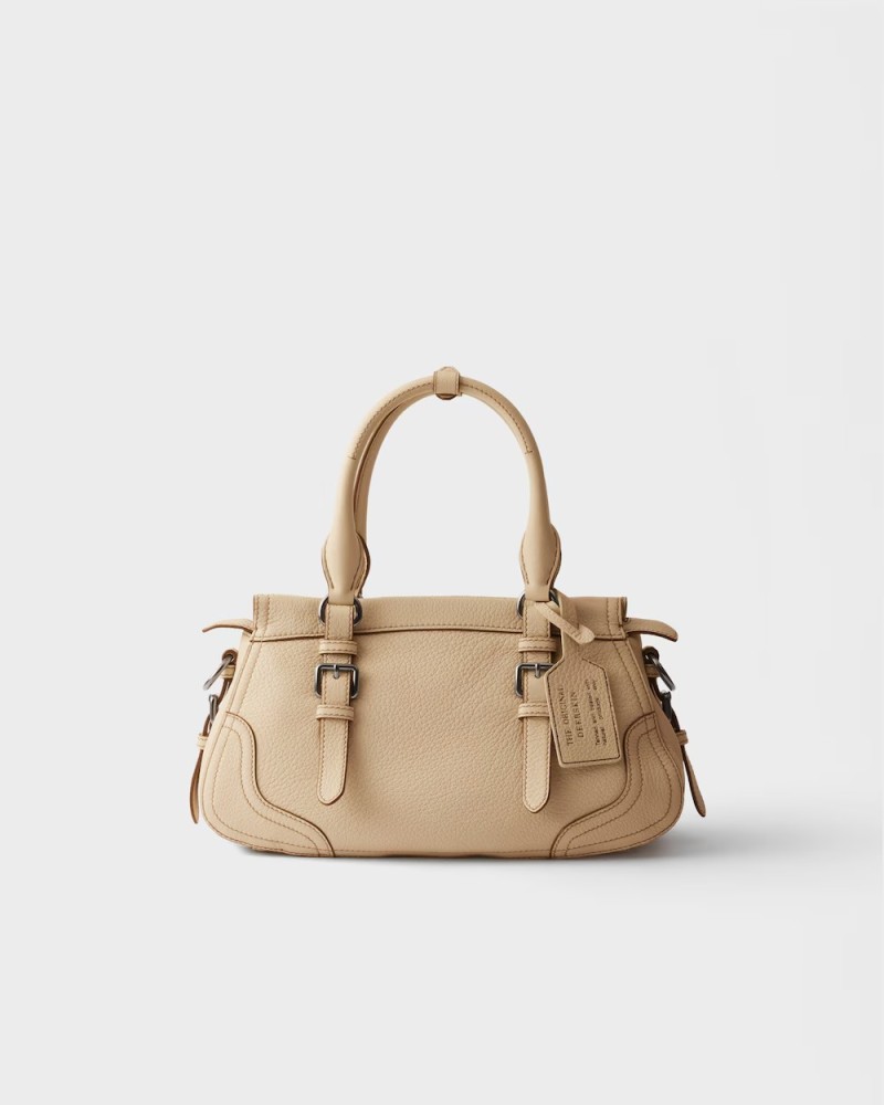 Large leather tote bag