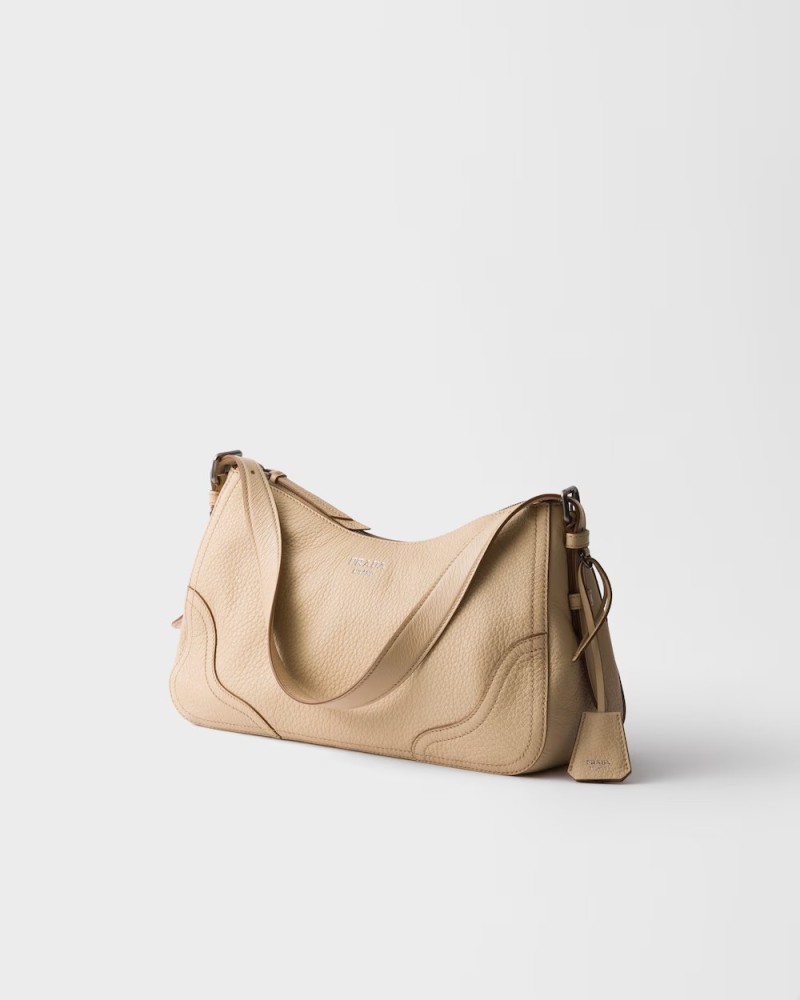 Prada Aimèe large leather shoulder bag