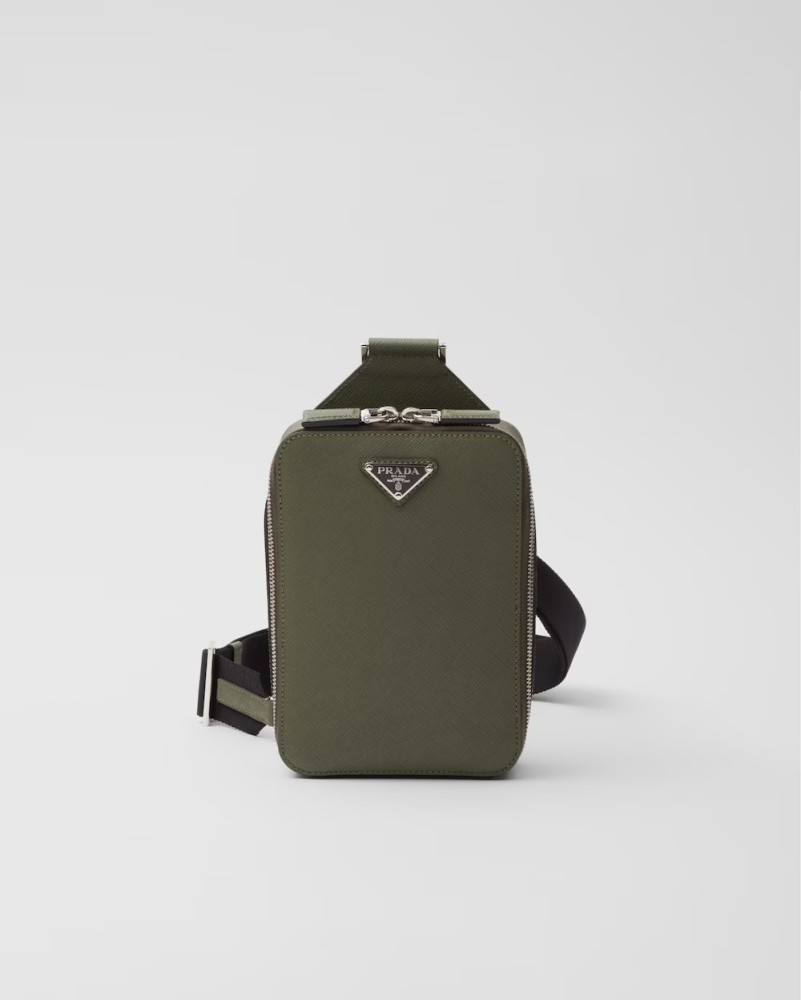 Prada Brique Saffiano leather bag