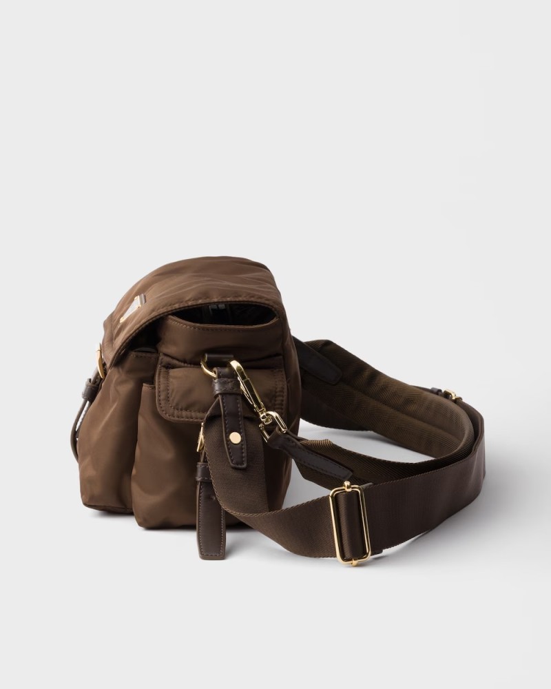 Prada Explore medium Re-Nylon shoulder bag with flap