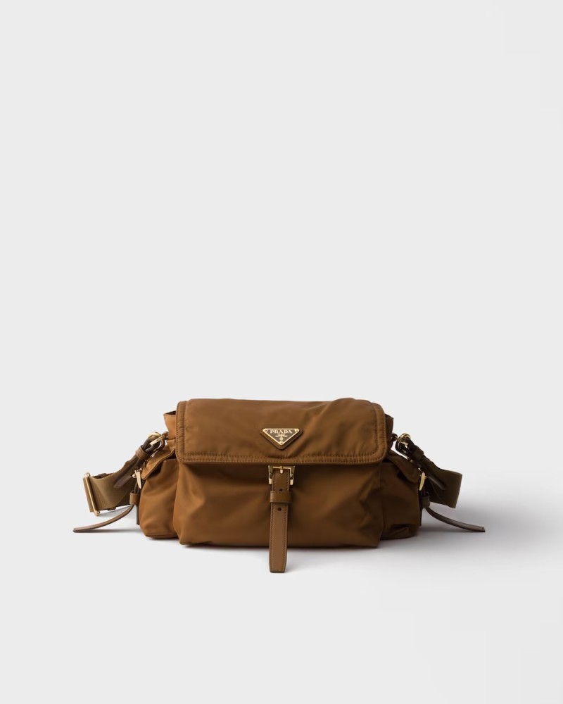 Prada Explore medium Re-Nylon shoulder bag with flap
