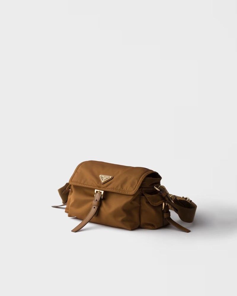 Prada Explore medium Re-Nylon shoulder bag with flap