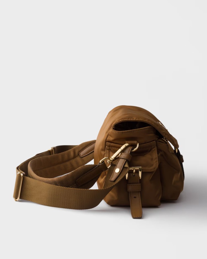Prada Explore medium Re-Nylon shoulder bag with flap