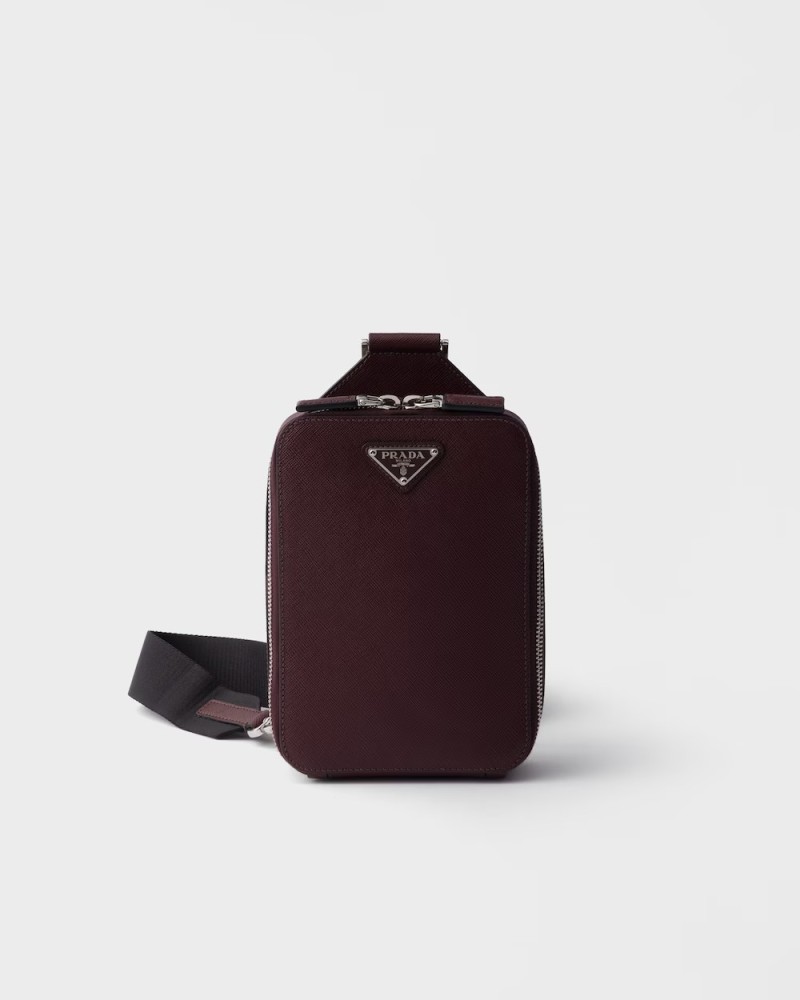 Prada Brique Saffiano leather bag