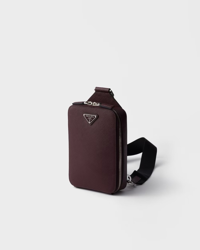 Prada Brique Saffiano leather bag