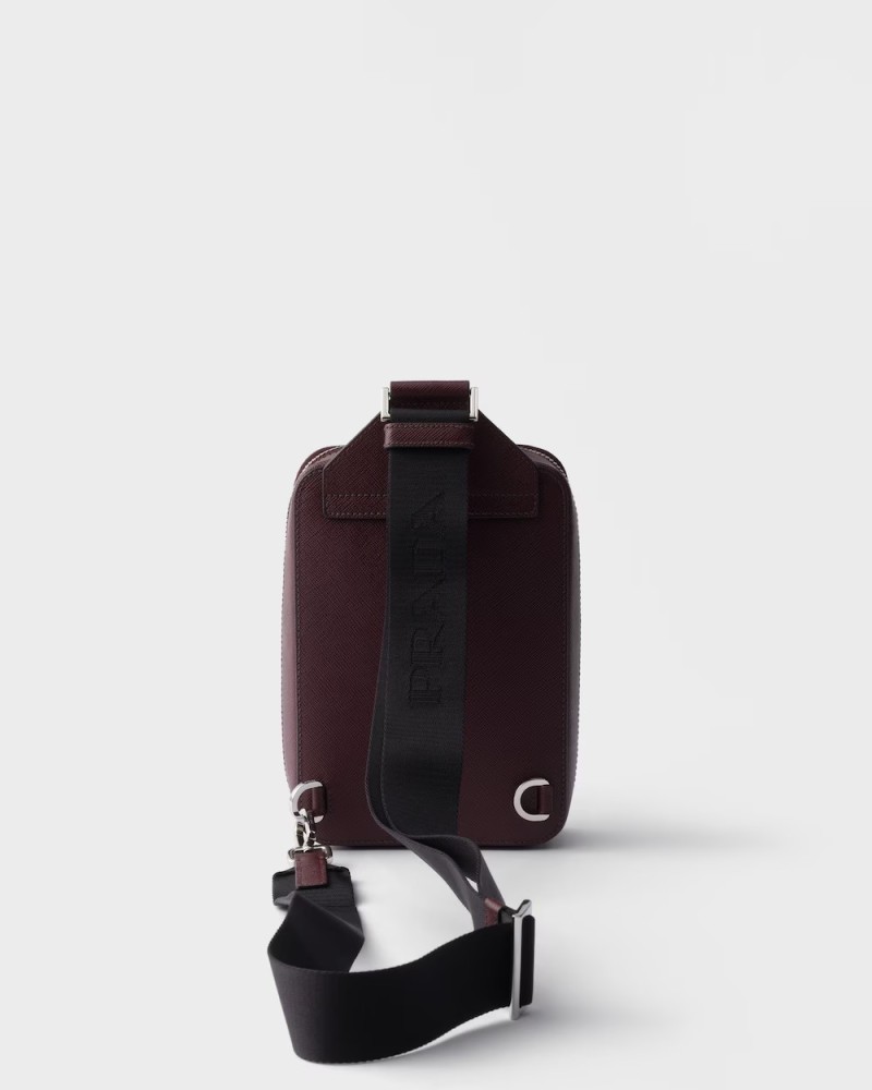 Prada Brique Saffiano leather bag