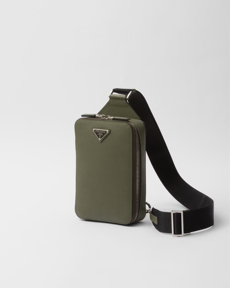 Prada Brique Saffiano leather bag