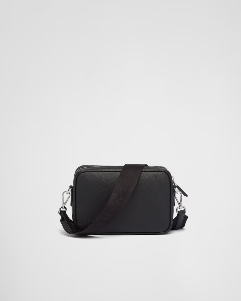 Saffiano leather shoulder bag