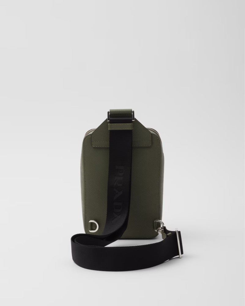 Prada Brique Saffiano leather bag