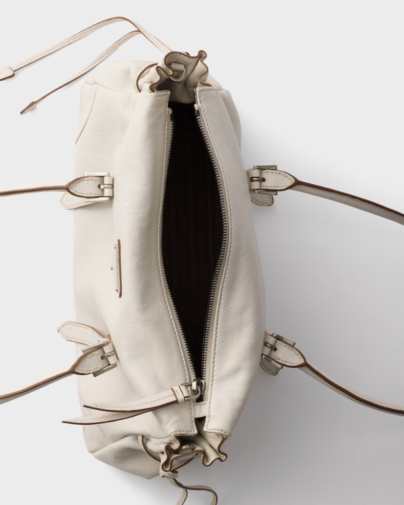 Prada Bonnie medium antiqued leather tote bag