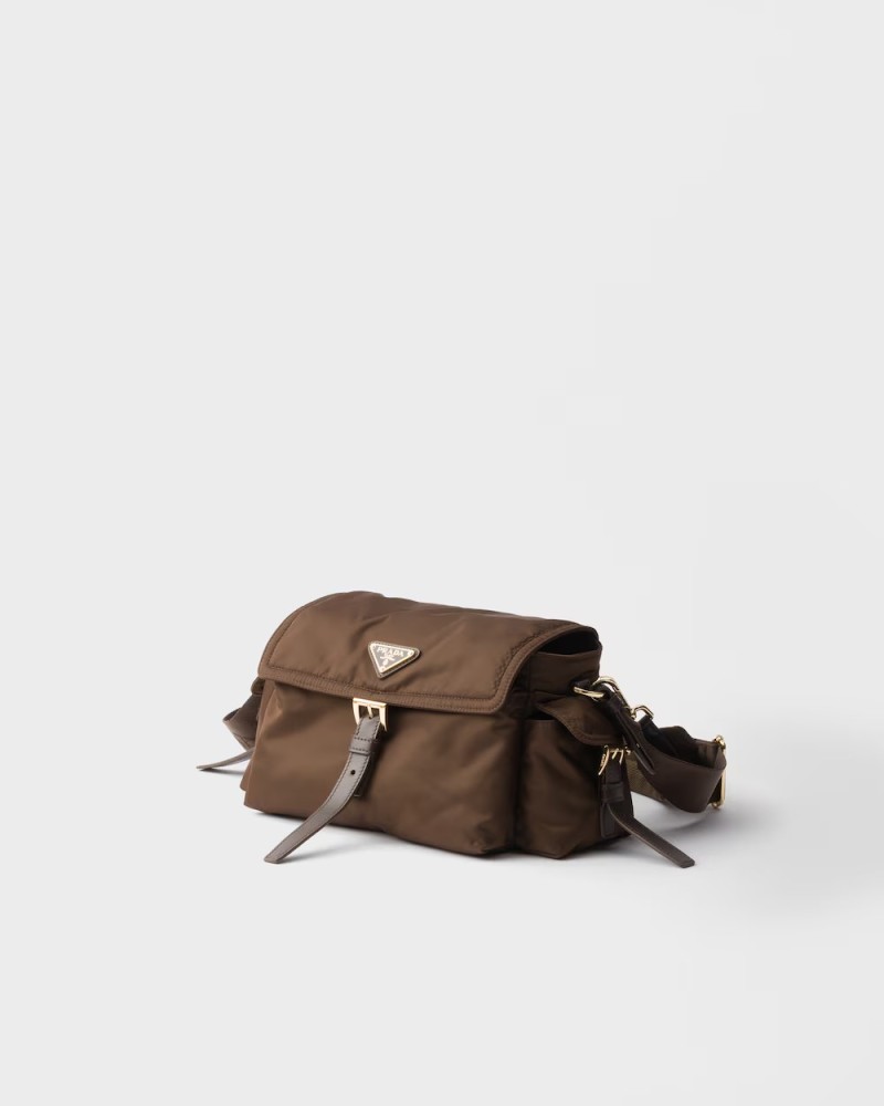 Prada Explore medium Re-Nylon shoulder bag with flap