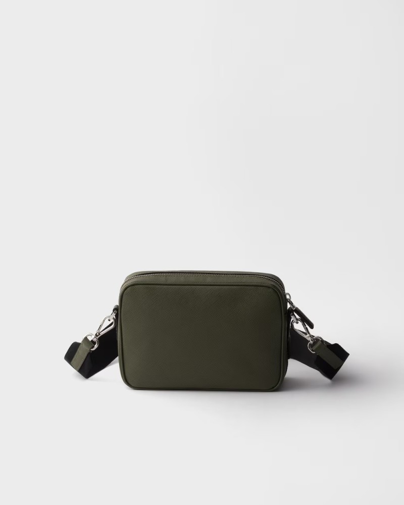 Saffiano leather shoulder bag