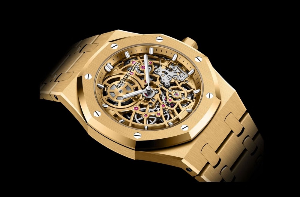 Royal Oak “Jumbo” Extra-Thin Openworked