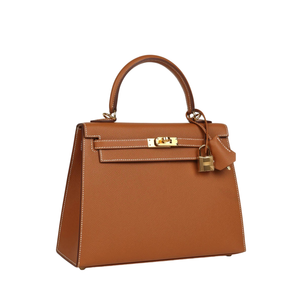 Kelly Gold Epsom 25 Gold Hardware