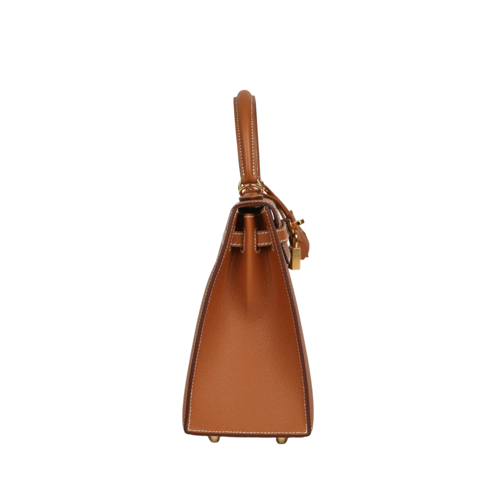 Kelly Gold Epsom 25 Gold Hardware
