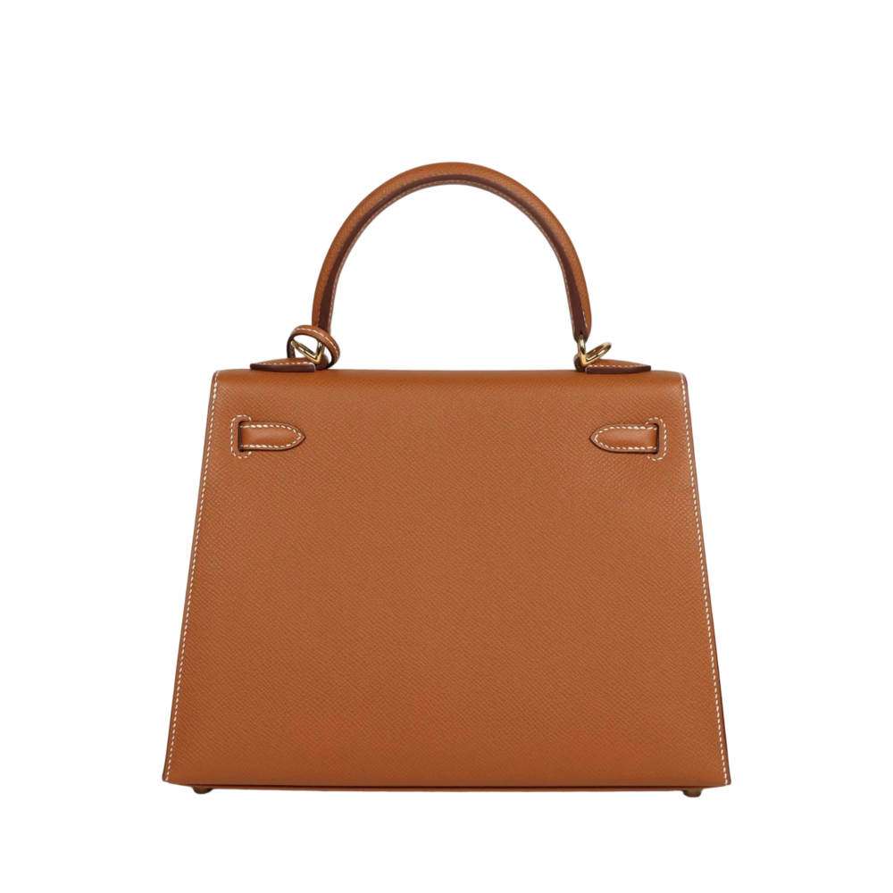 Kelly Gold Epsom 25 Gold Hardware