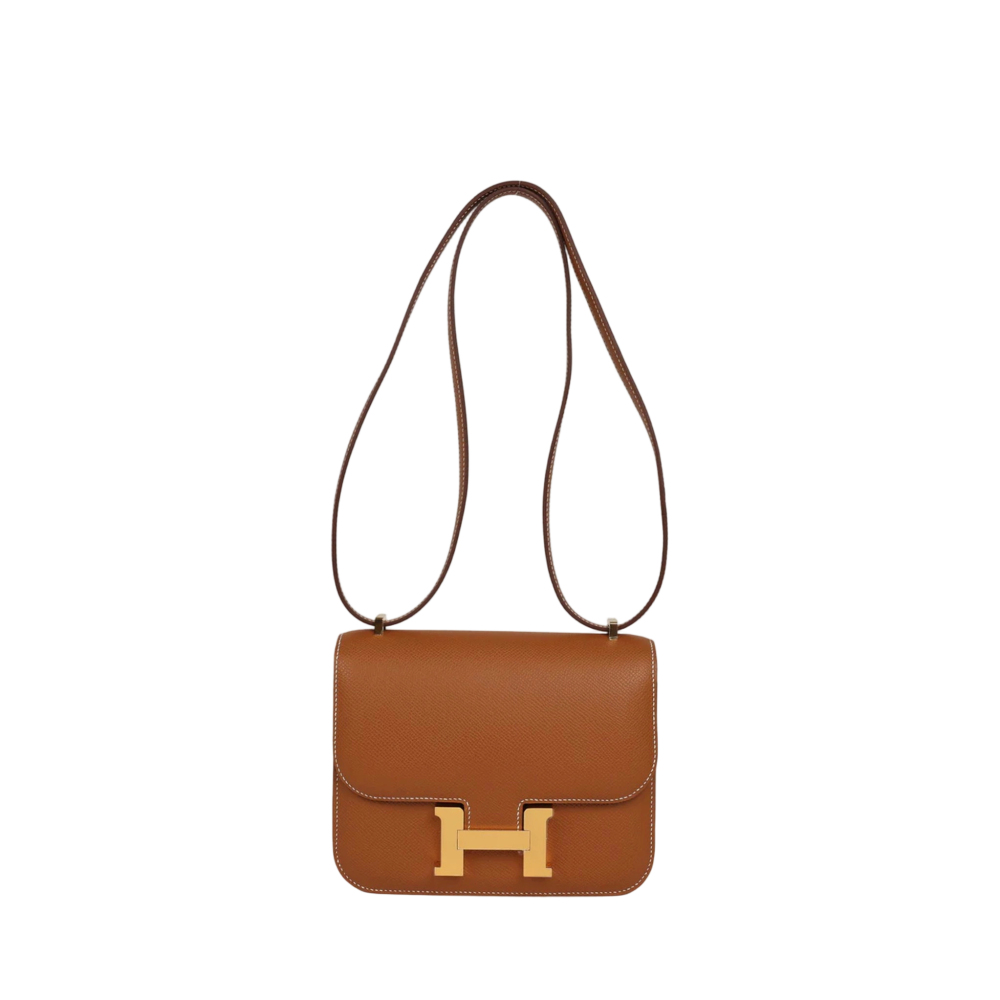 Constance Gold Epsom 18/24 Gold Hardware
