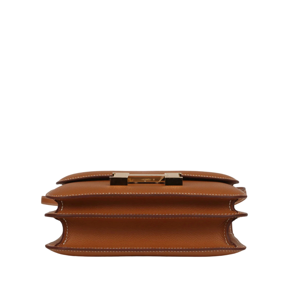 Constance Gold Epsom 18/24 Gold Hardware