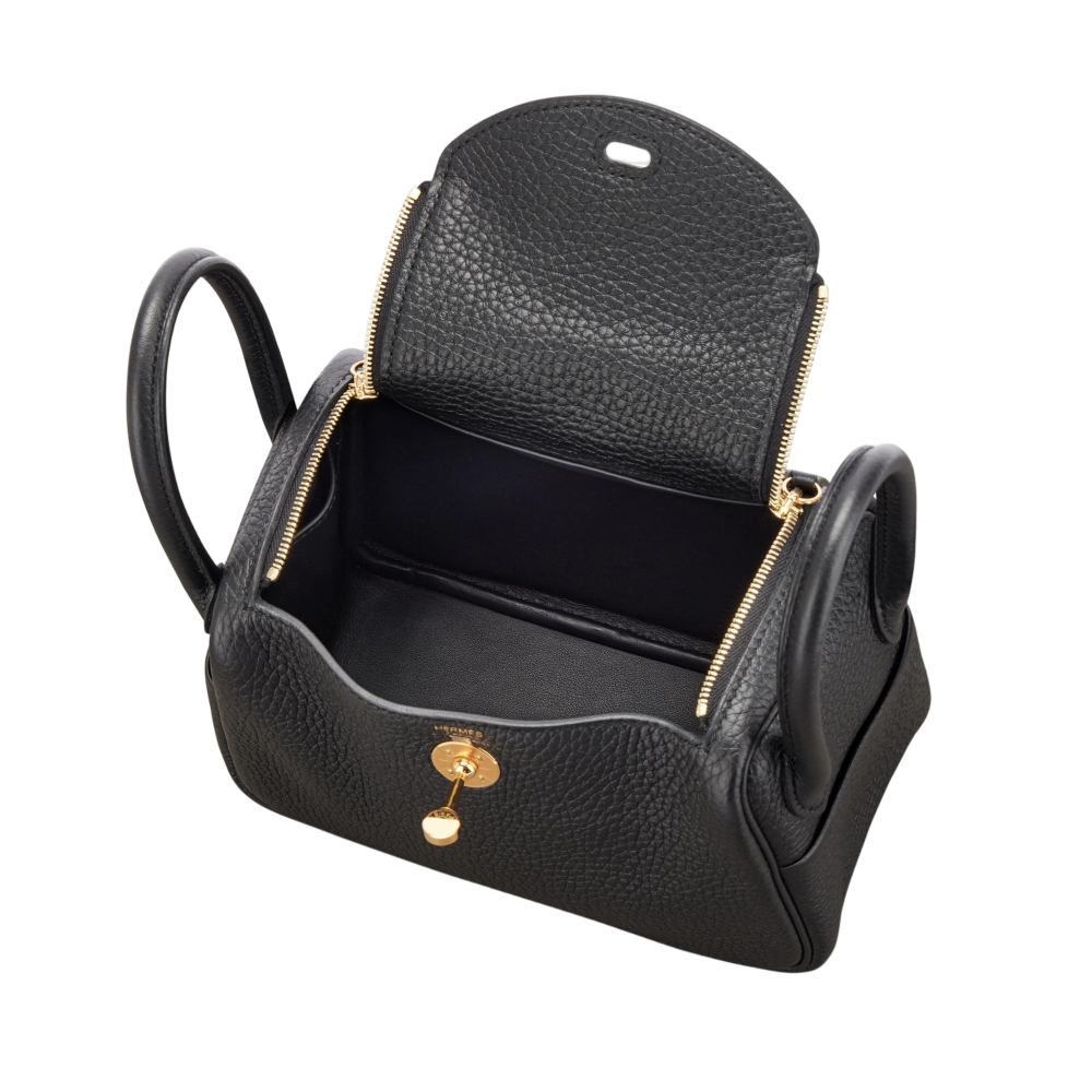 Lindy Black Clemence 19/26 Gold Hardware