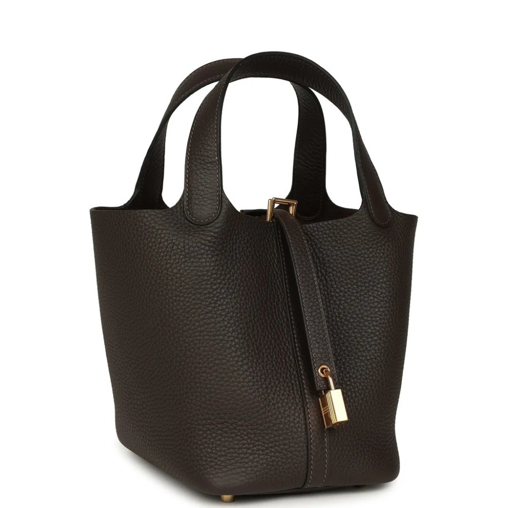 Picotin Ebene Clemence 18/22 Gold Hardware
