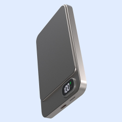 Aluminum Magnetic Power Bank 10000mAh Capacity 22.5W Fast Charging