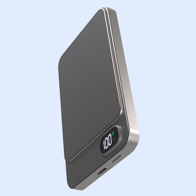 Aluminum Magnetic Power Bank 10000mAh Capacity 22.5W Fast Charging