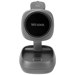 Wesdar Foldable 15w Wireless Charger Stand With Retractable Cable