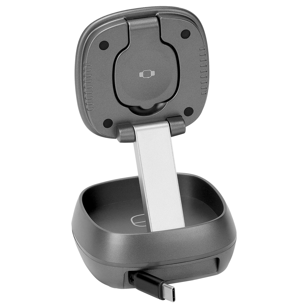 Wesdar Foldable 15w Wireless Charger Stand With Retractable Cable