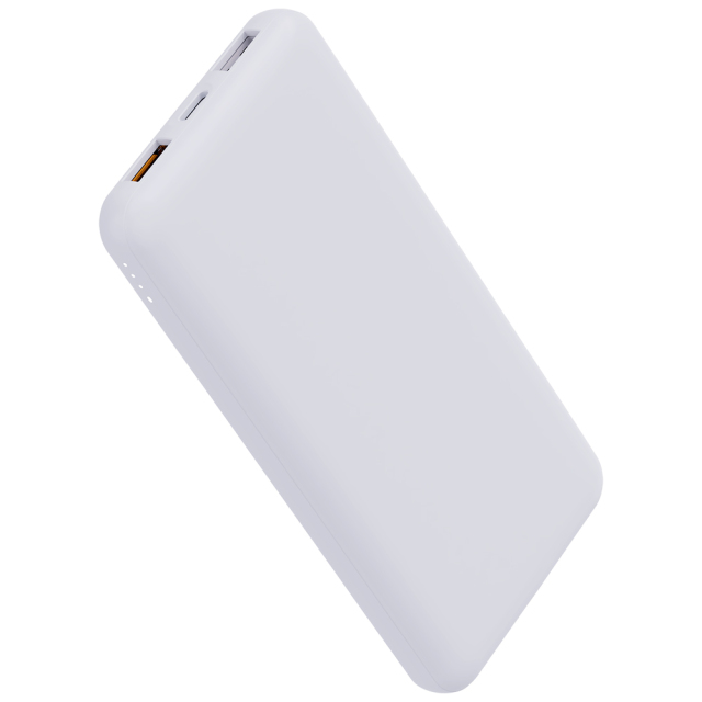 10000Mah Portable 5V 2A White Black Power Bank for Android Phone