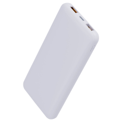 10000Mah Portable 5V 2A White Black Power Bank for Android Phone