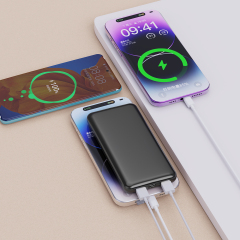 10000Mah Portable 5V 2A White Black Power Bank for Android Phone