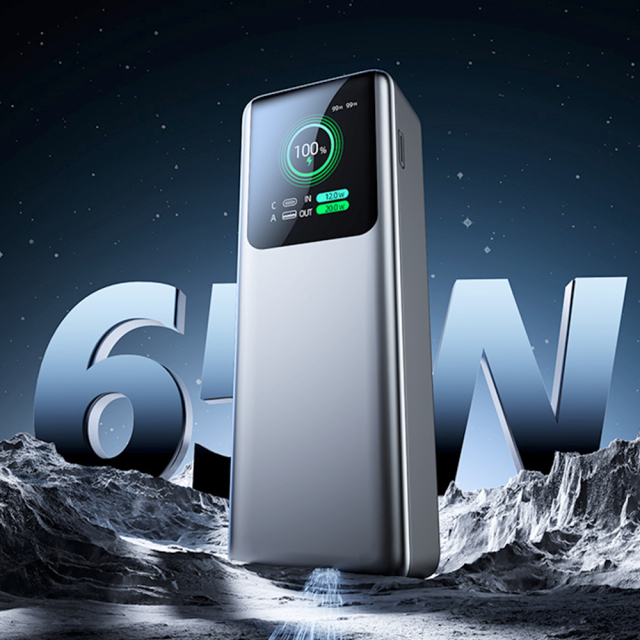 ABS Material  20000mAh Capacity Portable PD100W Fast Charging Power Bank