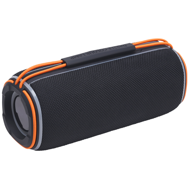 Portable Wireless Outdoor Speakers Black Fabric RGB Light Strong Bass Sound Quality